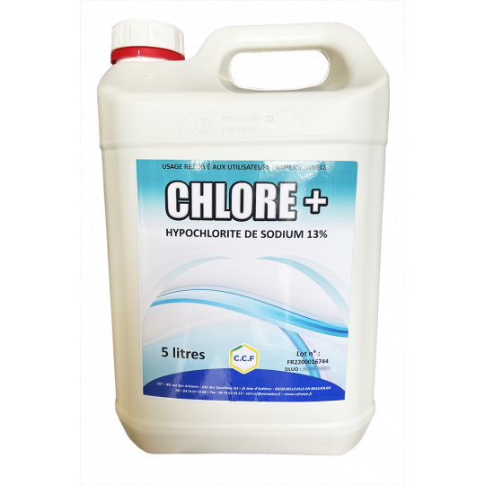 CHLORE +   Hypochlorite de sodium 13 %