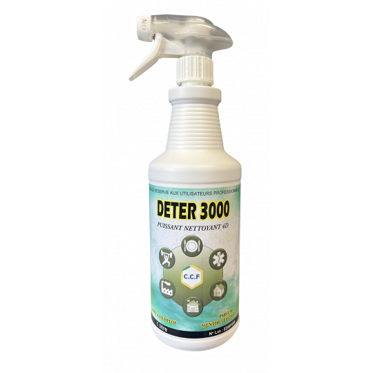DETER 3000 menthe - Puissant nettoyant, PAE