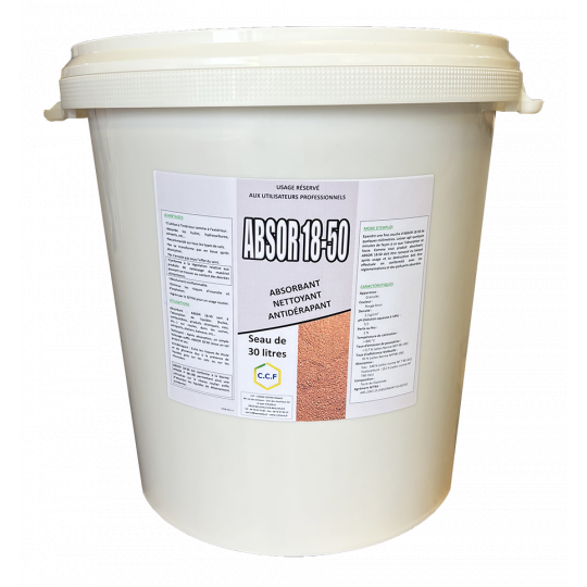 absorbant, nettoyant et antidérapant