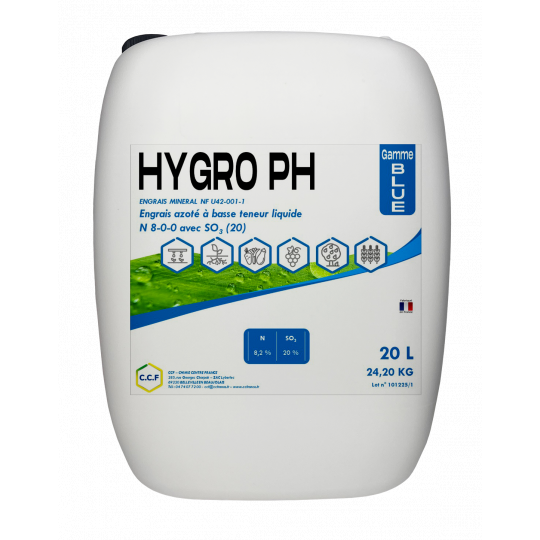 Engrais foliaire spécifique pour pulvérisation permettant d'apporter de l'azote et du soufre