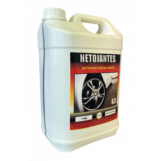 NETOJANTES - Nettoyant rénovateur professionnel de jantes automobiles - 7 kg