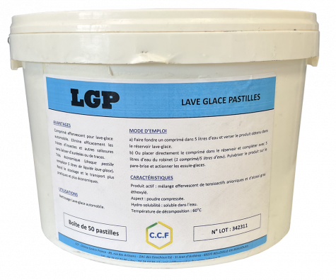 LGP Lave glace pastilles  CCF - Chimie Centre France