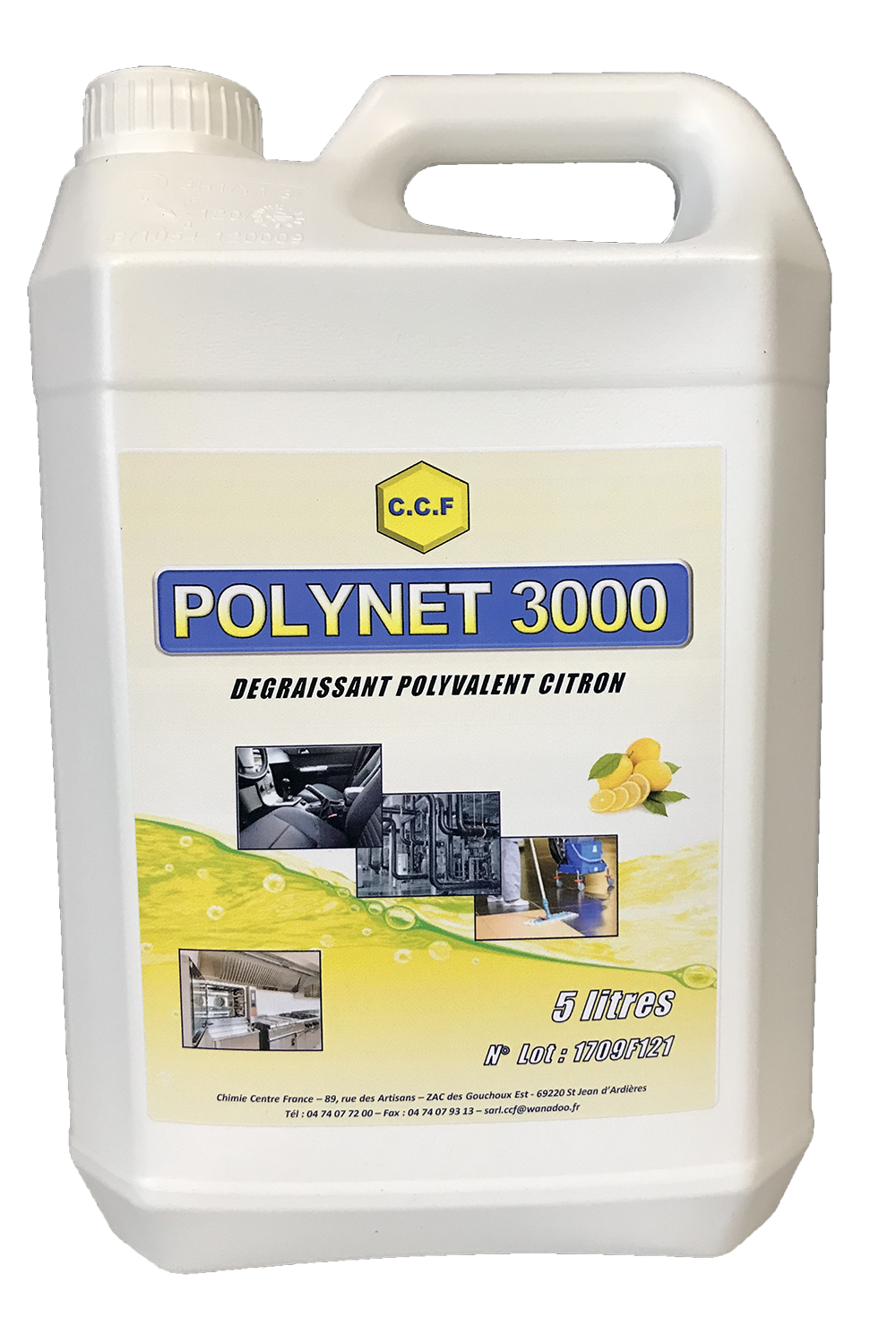 POLYNET NETTOYANT MOTEUR & CHASSIS bidon 20L - Hemi Laboratoire