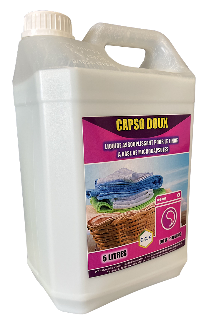 CAPSO DOUX Liquide assouplissant pour le linge à base de