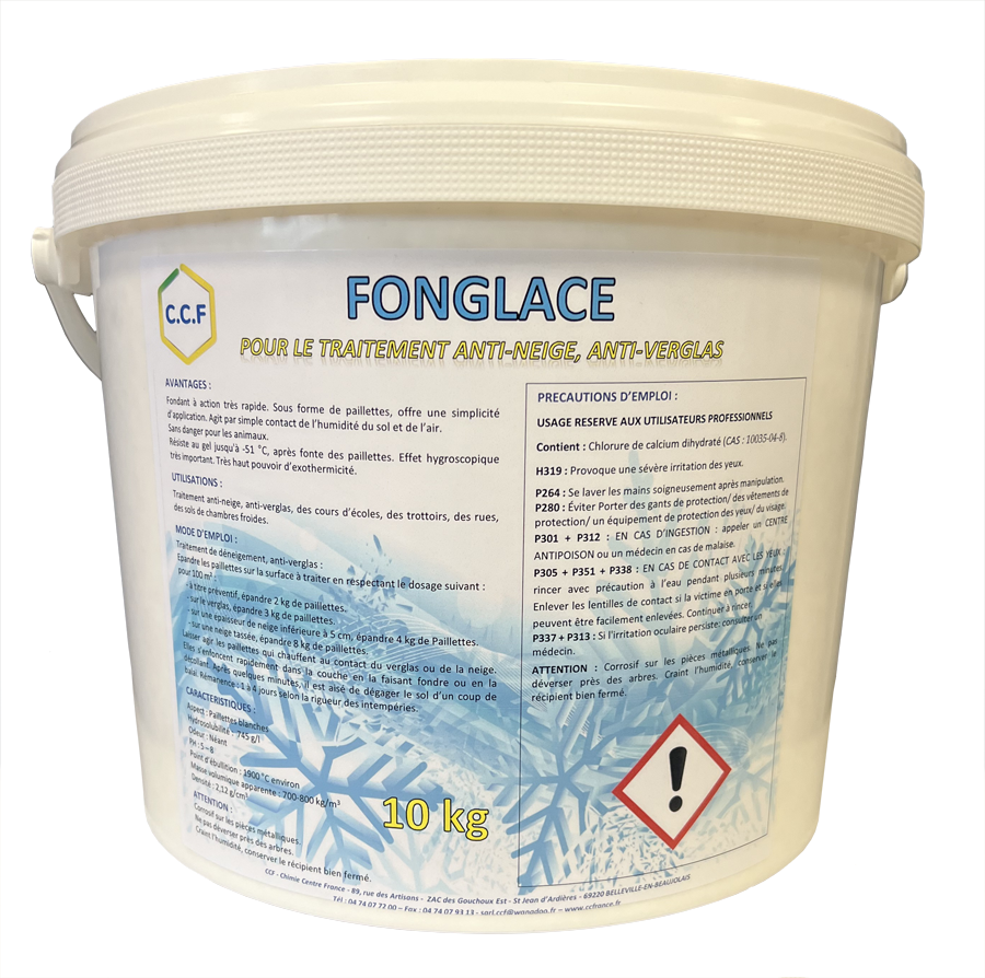 FONGLACE Pour le traitement contre la neige et le verglas